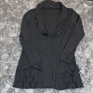 Gray cardigan